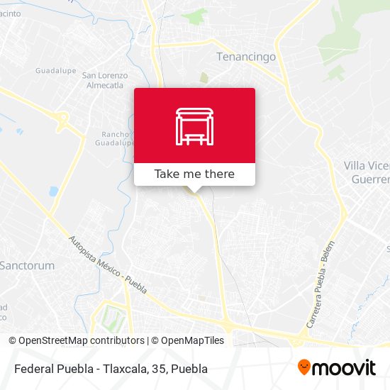 Mapa de Federal Puebla - Tlaxcala, 35