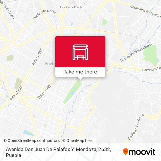 Mapa de Avenida Don Juan De Palafox Y. Mendoza, 2632