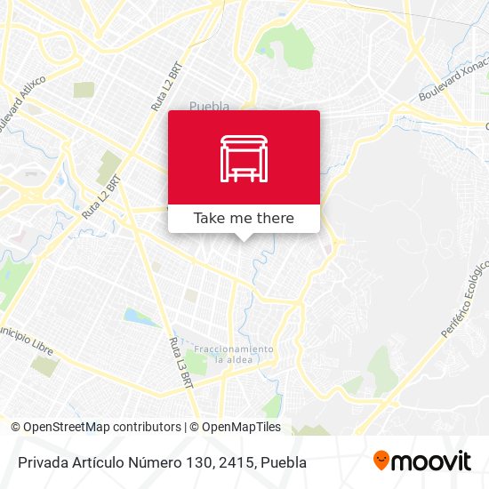 Privada Artículo Número 130, 2415 map