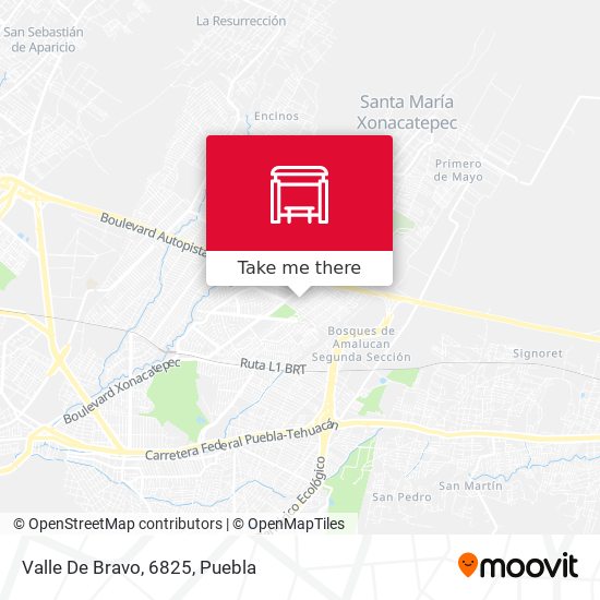 Mapa de Valle De Bravo, 6825