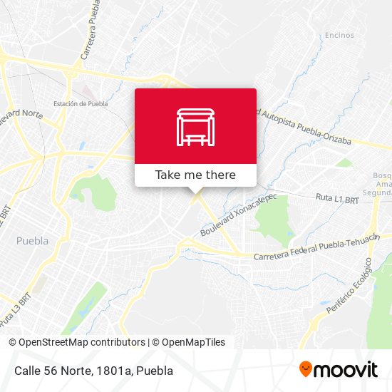 Calle 56 Norte, 1801a map