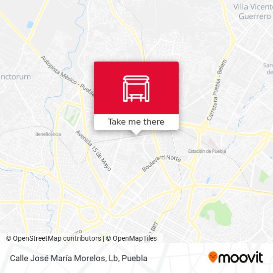 Calle José María Morelos, Lb map