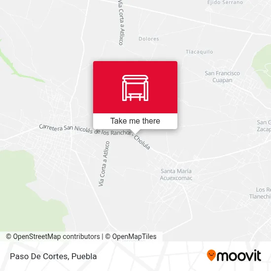 Paso De Cortes map