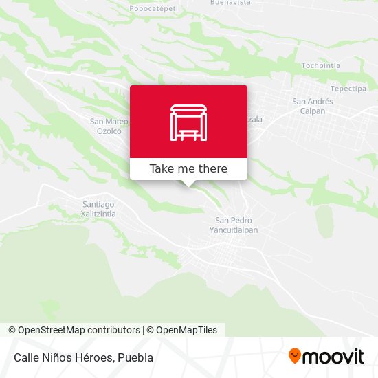 Calle Niños Héroes map