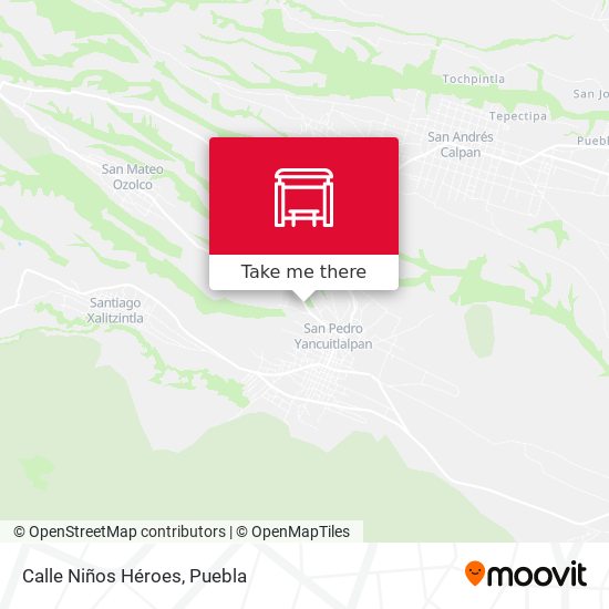 Calle Niños Héroes map