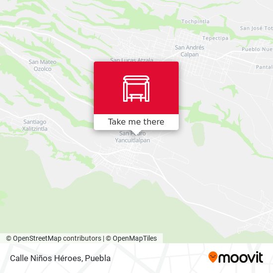 Mapa de Calle Niños Héroes