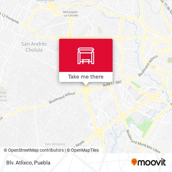 Mapa de Blv. Atlixco