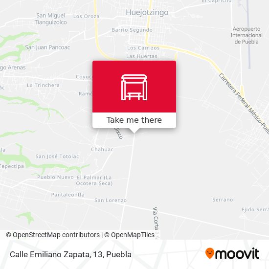 Mapa de Calle Emiliano Zapata, 13
