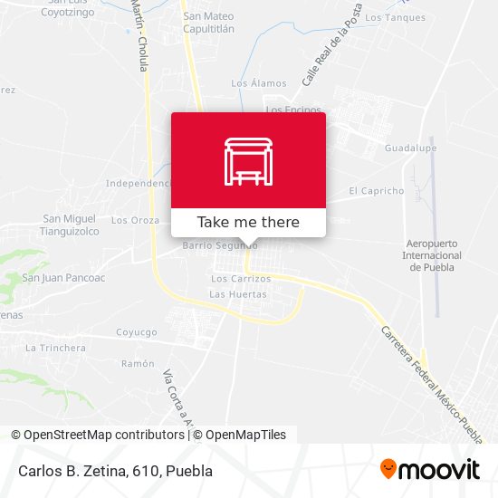 Mapa de Carlos B. Zetina, 610