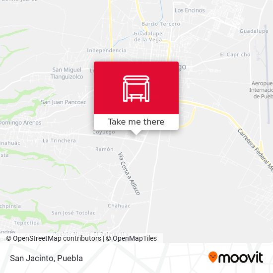 Mapa de San Jacinto