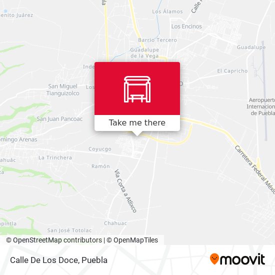 Mapa de Calle De Los Doce