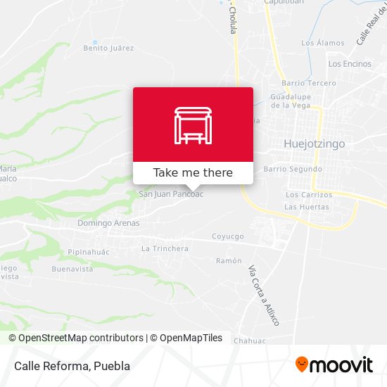 Mapa de Calle Reforma