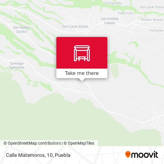 Mapa de Calle Matamoros, 10