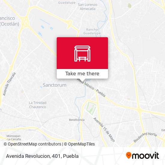 Mapa de Avenida Revolucion, 401