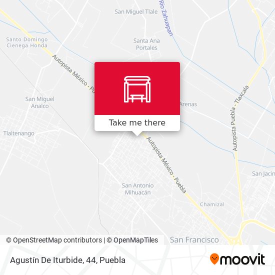 Agustín De Iturbide, 44 map