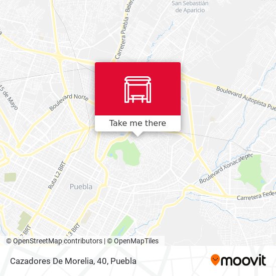 Cazadores De Morelia, 40 map