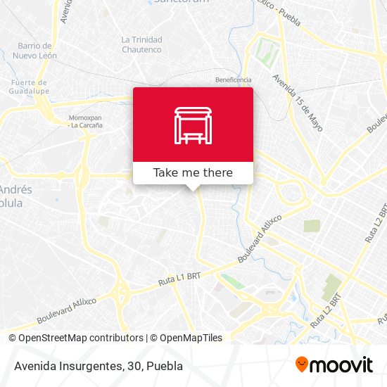 Mapa de Avenida Insurgentes, 30