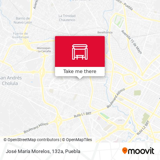 Mapa de José María Morelos, 132a