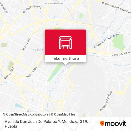 Mapa de Avenida Don Juan De Palafox Y. Mendoza, 319