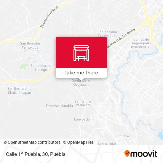 Calle 1º Puebla, 30 map