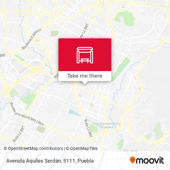 Mapa de Avenida Aquiles Serdán, 5111