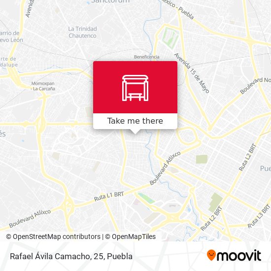 Mapa de Rafael Ávila Camacho, 25