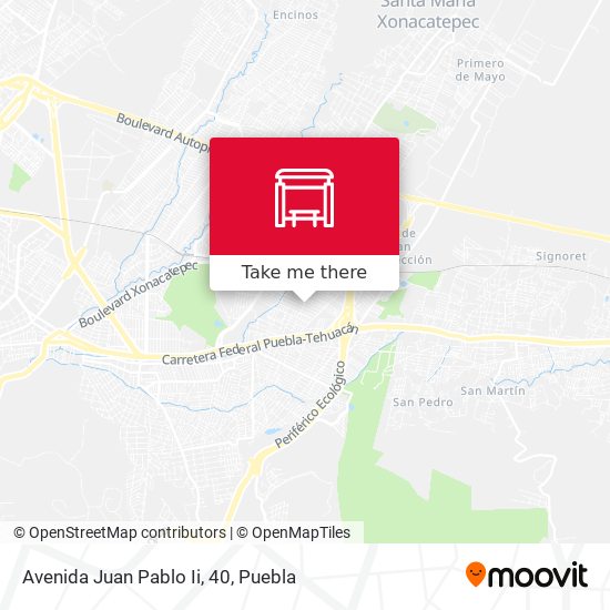 Avenida Juan Pablo Ii, 40 map