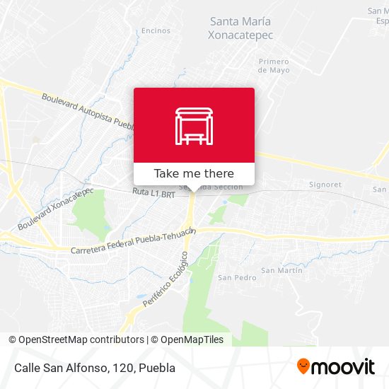 Mapa de Calle San Alfonso, 120