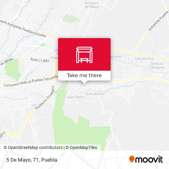 Mapa de 5 De Mayo, 71