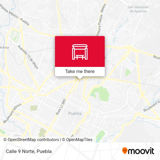Mapa de Calle 9 Norte
