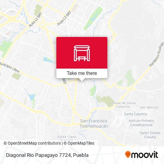 Mapa de Diagonal Río Papagayo 7724