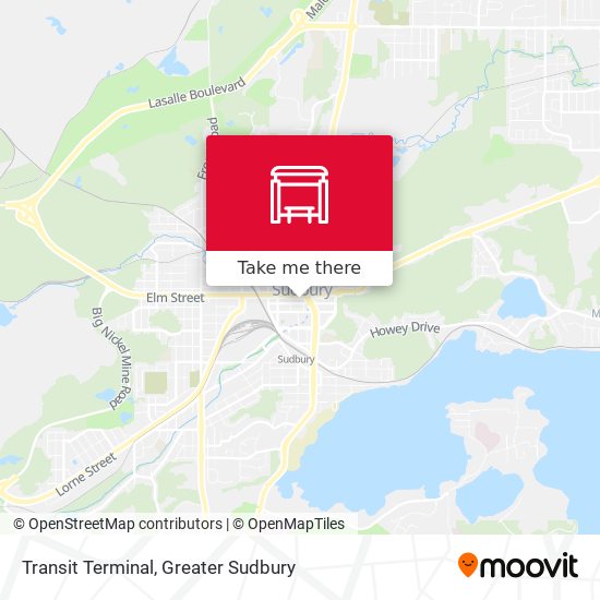 Transit Terminal map