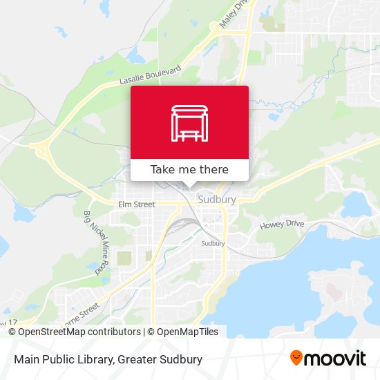 Main Public Library map