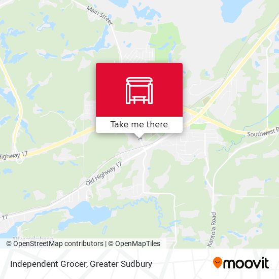Independent Grocer map