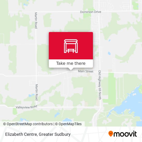 Elizabeth Centre map