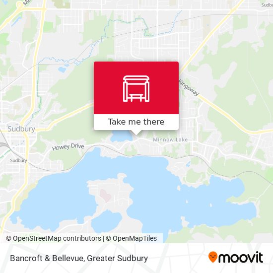 Bancroft & Bellevue map