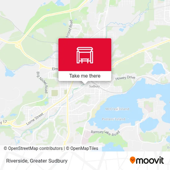Riverside map