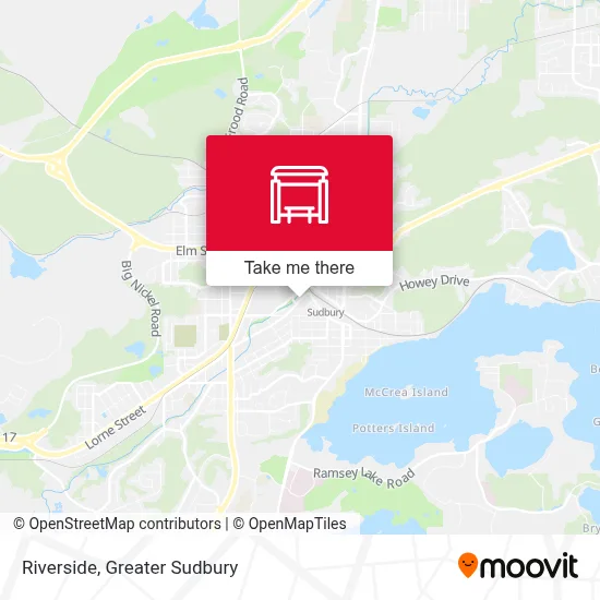Riverside map