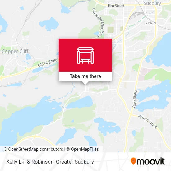 Kelly Lk. & Robinson map