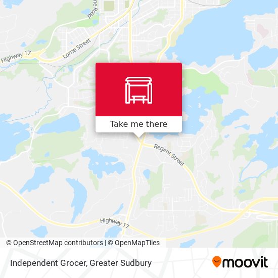 Independent Grocer map
