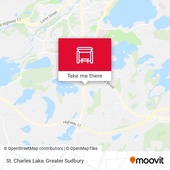 St. Charles Lake map