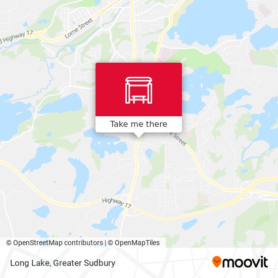 Long Lake map