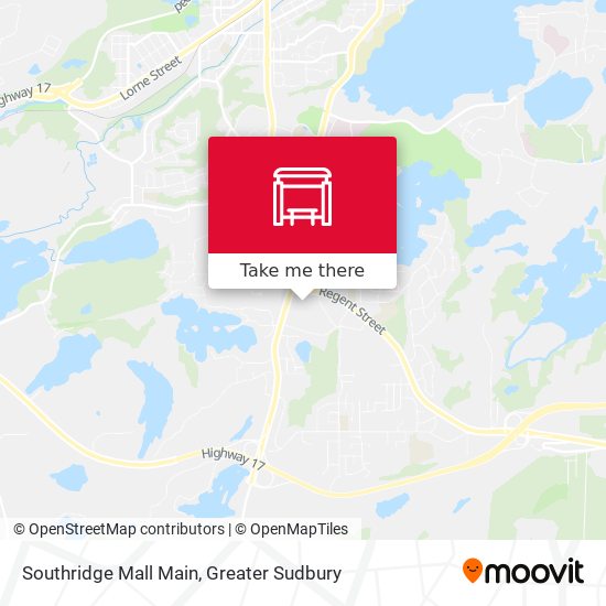 Southridge Mall Main map