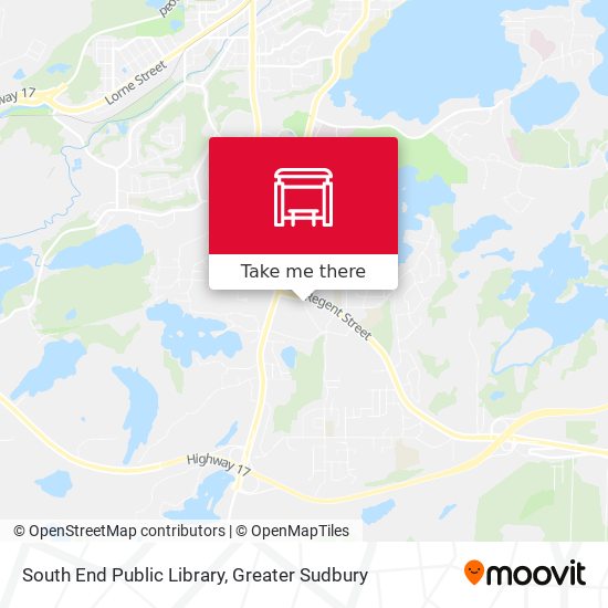 South End Public Library map