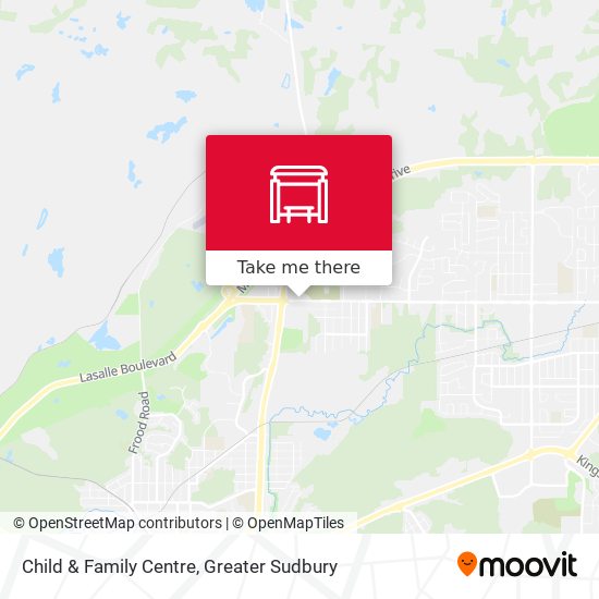 Child & Family Centre map