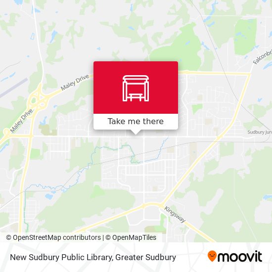 New Sudbury Public Library map