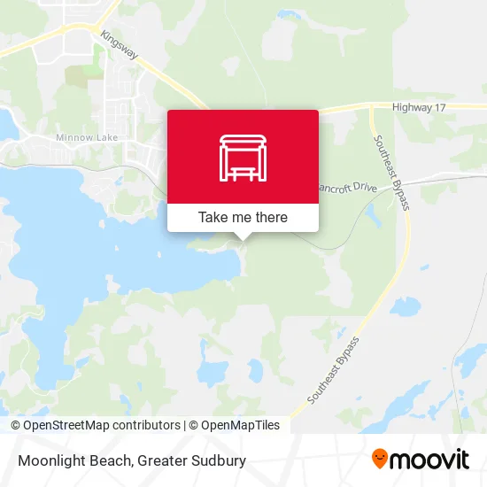 Moonlight Beach map