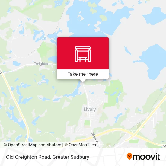 Old Creighton Road map