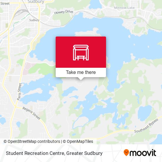 Student Recreation Centre map