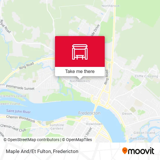 Maple And/Et Fulton map